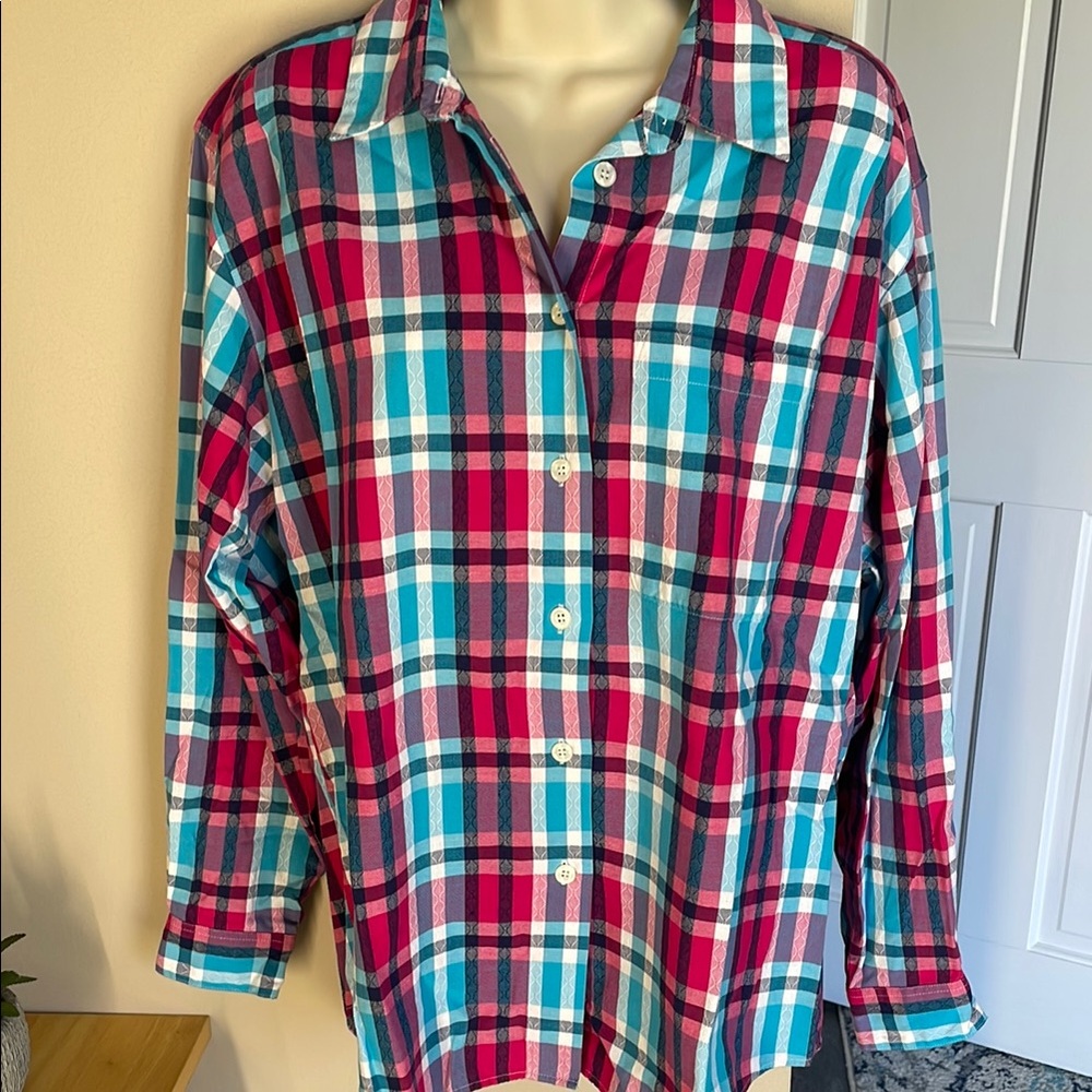 Koret Francisca plaid button down